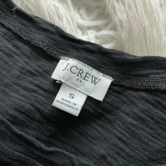 J Crew Short-sleeve tie-waist T-shirt dress black - Picture 3 of 5